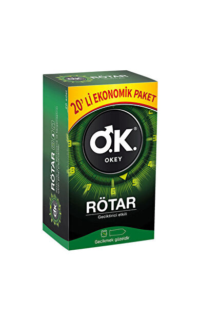 Okey Rötar 20 Adet Prezervatif