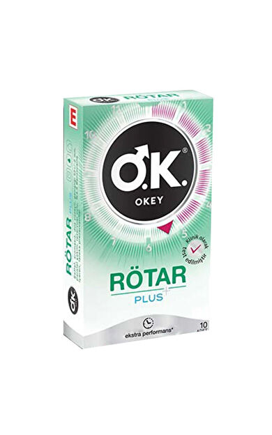 Okey Rötar Plus Prezervatif 10 Adet