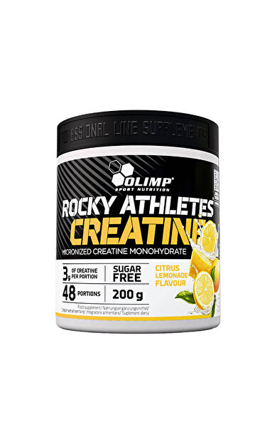 Olimp Rocky Athletes Creatine 200 Gr 48 Servis Limonata Aromalı
