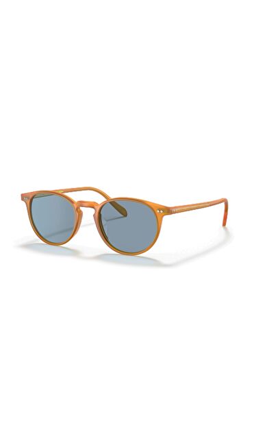 Oliver Peoples Riley Sun Güneş Gözlüğü OV5004SU 169956 Semi Matte Amber Tortoise Cobalto 49 Ekartman