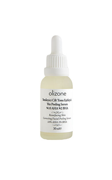 Olizone Cilt Tonu Eşitleyici Yüz Peeling Serum %10 AHA %2 BHA 30 ml
