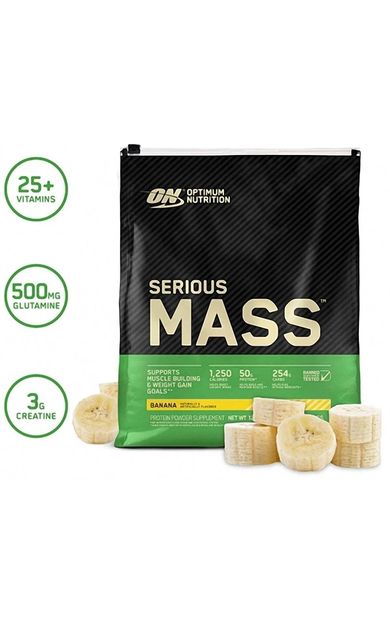 ON Optimum Nutrition Karbonhidrat Tozu Mass Gainer 5450 Gr Muz aromalı