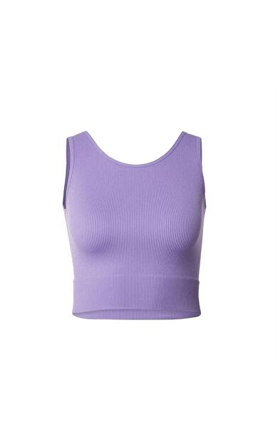 Only Play Kadın Bustiyer Onpjaıa Lıfe Un Sl Seam Short Top Noos 15250051-Aster Purple