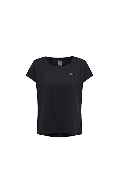 Only Play Kadın T-Shirt Onpaubree On Ss Bat Loose Tee Noos 15137012-Black