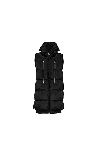 Only Onlnora Puffer Waistcoat Cc Otw Kadın Yeleği 15235033-BLACK Siyah