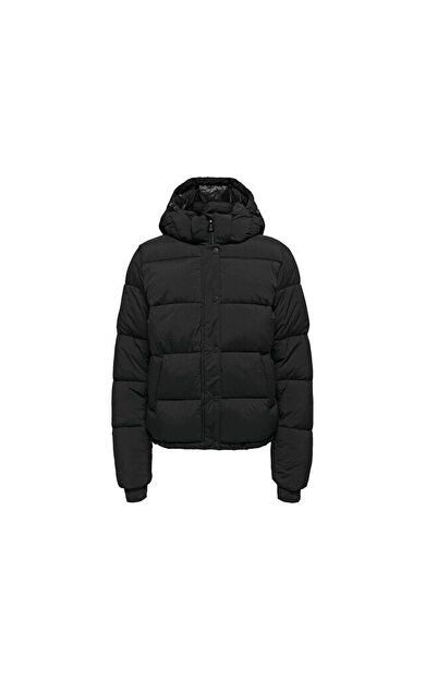 Only Onlann Premium Puffer Jkt Kadın Günlük Mont 15287909-BLACK Siyah