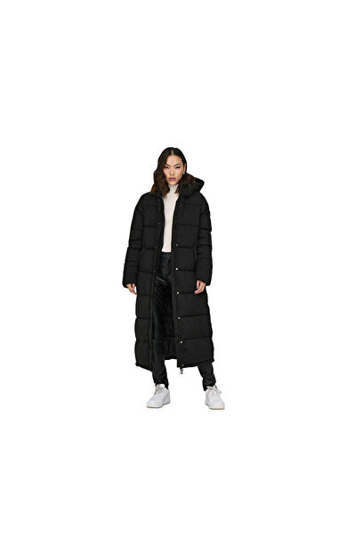 Only Onlann Premium Puffer Kadın Günlük Mont 15287913-BLACK Siyah