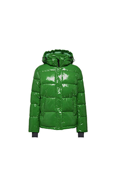 Only Onlannlouis Premium Puffer Jkt Otw Kadın Günlük Mont 15287919-GREEN-BEE Yeşil