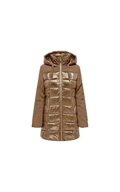 Only Onlsophie Mix Puffer Cc Otw Kadın Günlük Mont 15294008-OTTER Kahverengi