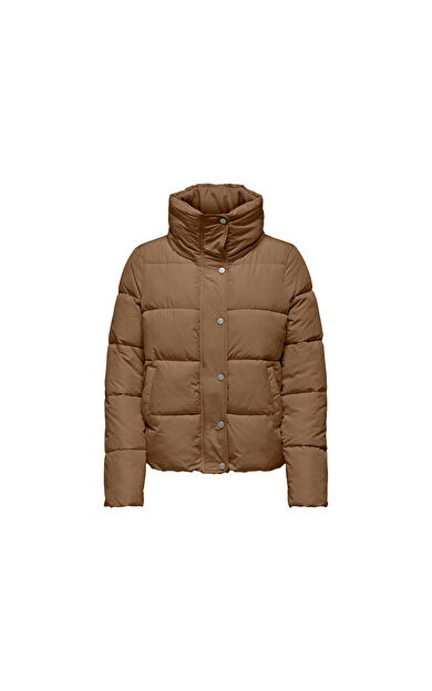 Only Onlnewcool Puffer Kadın Günlük Mont 15295424-OTTER Kahverengi