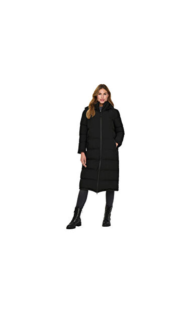Only Onlpaula Premium Puffer Kadın Günlük Mont 15326655-BLACK Siyah