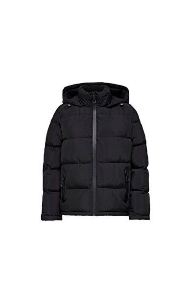 Only Onlpaula Premium Puffer Kadın Günlük Mont 15326656-BLACK Siyah