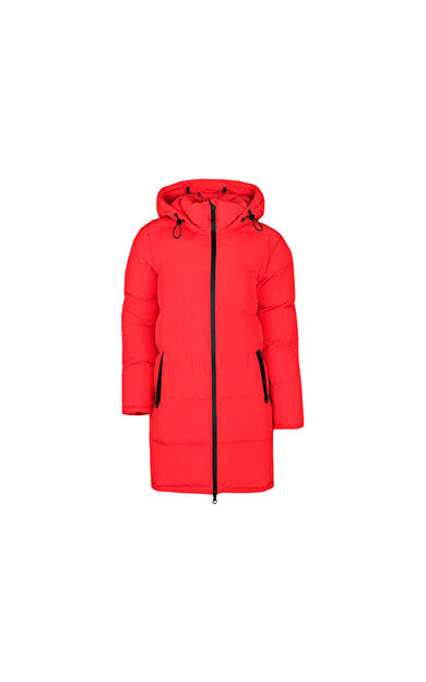 Only Onlpaula Premium Puffer Kadın Günlük Mont 15326656-HIGH-RISK-RED Kırmızı