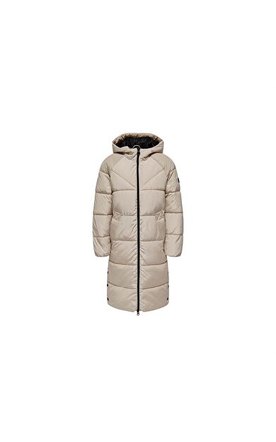 Only Kadın Mont Onlnewamanda Long Puffer Coat Cc Otw 15304786-Pumice Stone