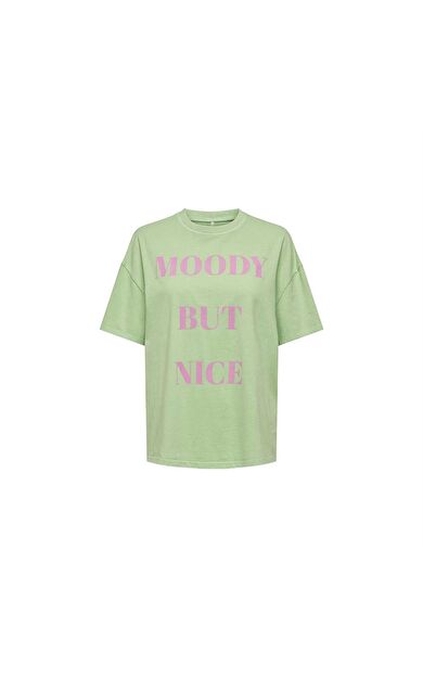 Only Kadın T-Shirt Onlrılly S/S Mood 15316994-Spring Bouquet