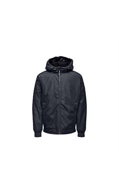 Only Erkek Ceket Onsmaze Hood Jacket Otw 22026112-Dark Navy
