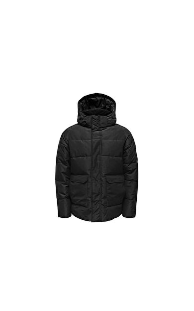 Only Erkek Ceket Onscarl Life Quilted Jacket Noos Otw 22025825-Black