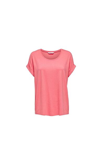 Kadın T-Shirt Onlmoster S/S O-Neck Top Noos Jrs 15106662-Tea Rose