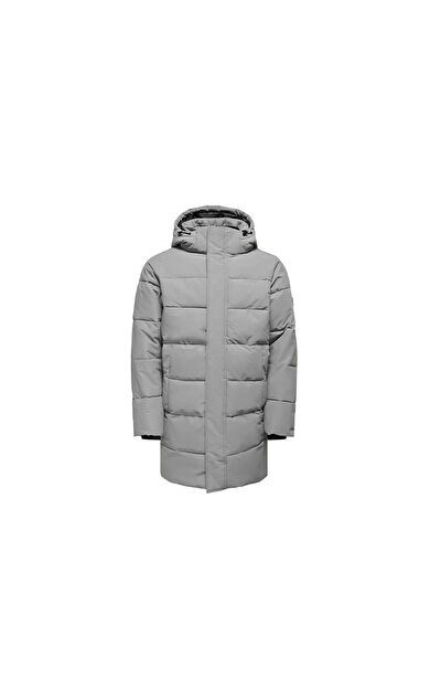 Only Erkek Mont Onscarl Life Long Quilted Coat Noos Otw 22020156-Griffin