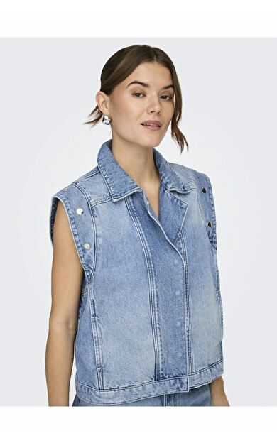 Only Fınley Kadın Jean Yelek 15364325