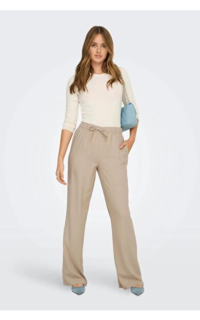 Only Goa Lınen Straight Fit Kadın Pantolon 15363676