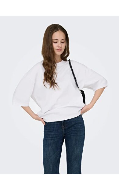 Only Lara Regular Fit Kadın Tişört 15370997