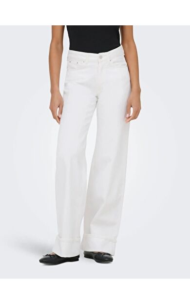Only Lella Wide Leg Fit Kadın Jean Pantolon 15369502