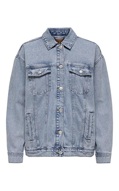 Only Ocean Oversıze Kadın Jean Ceket 15290378