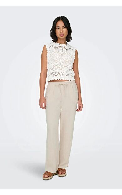 Only Sıesta Pull Up Lınen Kadın Pantolon 15322263