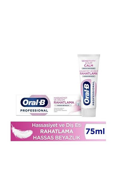 Oral-B Professional Hassasiyet ve Diş Eti Rahatlama Hassas Beyazlık Diş Macunu 75 Ml
