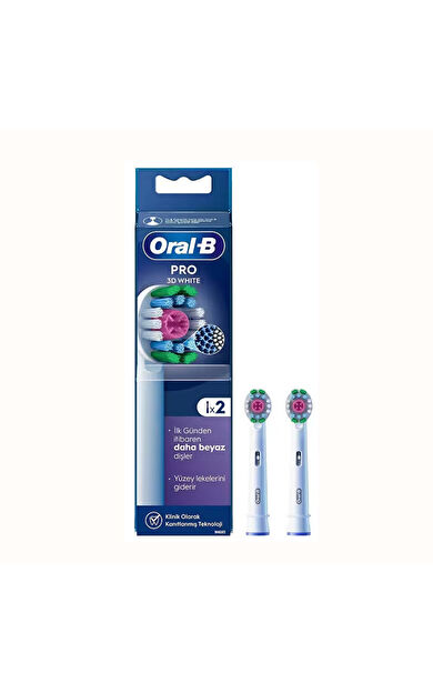 Oral-b White Diş Fırçası Yedek Başlığı 2 Adet
