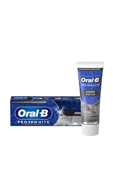 Oral-B Pro-3D White Kömür Özü 75 Ml