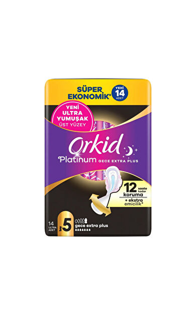 Orkid Ultra Platinum Gece Extra Plus 14'Lü