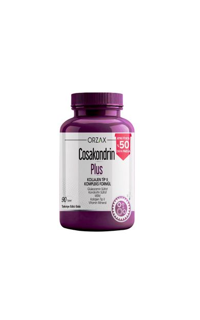 Orzax Cosakondrin Plus Kollajen Tip II 60 Tablet %50 Daha Fazla