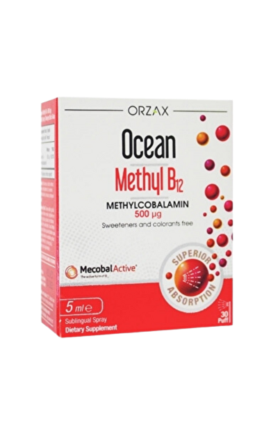 ORZAX Ocean Methyl B12 500 µg 5 ml