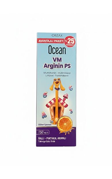 Ocean Arginin PS 150 ml - Avantajlı Paket %25 İndirimli