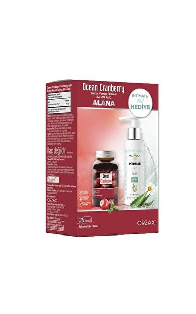 Ocean Cranberry Turna Yemişi Ekstresi 30 Kapsül + Neutracy İntim Jel 100 ml Hediyeli