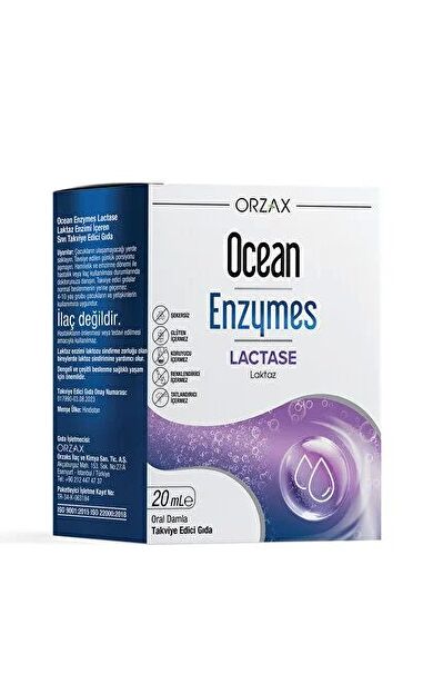 Ocean Enzymes Lactase Damla 20 ml