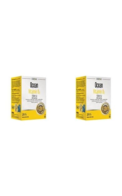 Ocean Vitamin D3 1000 IU 20Ml Sprey 2 KUTU - 03/2027
