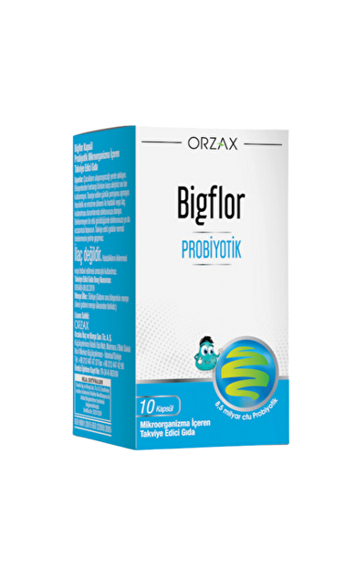 ORZAX Bigflor Probiyotik 10 Kapsül