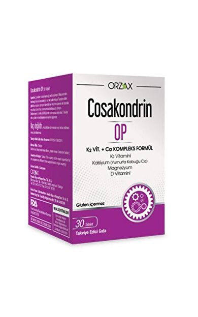 Orzax Cosakondrin-Op 30Tablet
