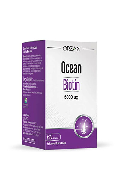 Orzax Ocean Biotin 60 Kapsül