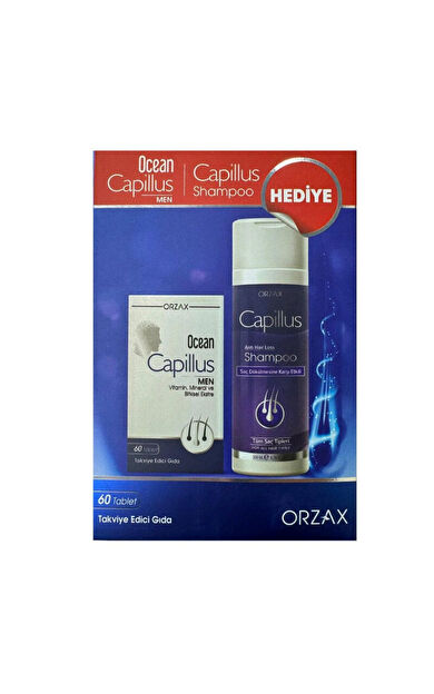 Orzax Ocean Capillus Men 60 Tablet + Capillus Şampuan Hediyeli