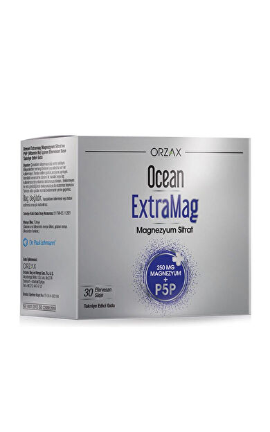 Orzax Ocean Extramag Magnezyum Sitrat Efervesan 30 Saşe