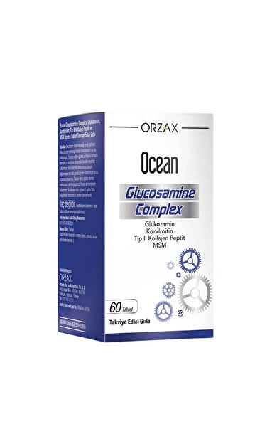 Orzax Ocean Glukozamin Komplex Takviye Edici Gıda 60 Tablet