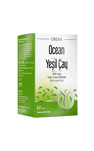 ORZAX Ocean Green Tea Takviye Edici Gıda 60 Kapsül