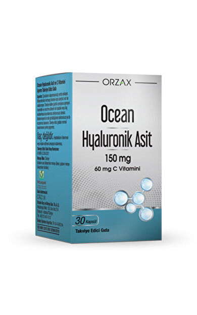 Orzax Ocean Hyaluronik Asit 150 mg 30 Kapsül