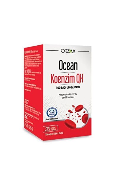 Orzax Ocean Koenzim QH 30 Kapsül