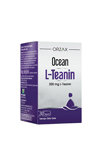 ORZAX Ocean L-Teanin Takviye Edici Gıda 30 Kapsül