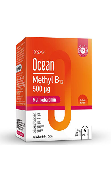 Orzax Ocean Methyl B12 Dilaltı Sprey 5 ml - 30 Doz